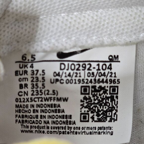 Nike Blazer Low Platform Summit White Orange size 6.5 - Picture 14 of 16